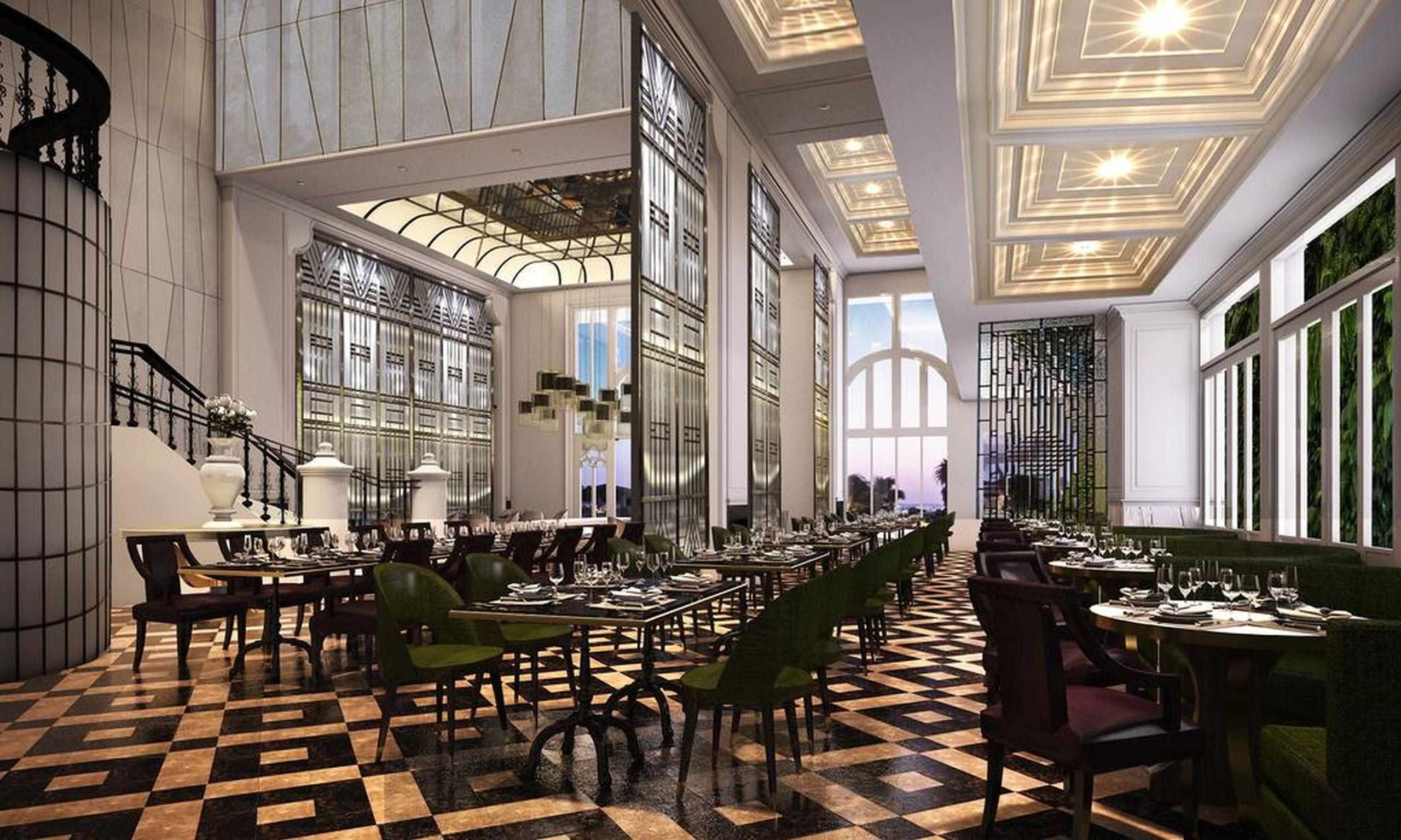 Moevenpick Myth Hotel Patong Phuket Exterior foto The interior of the restaurant